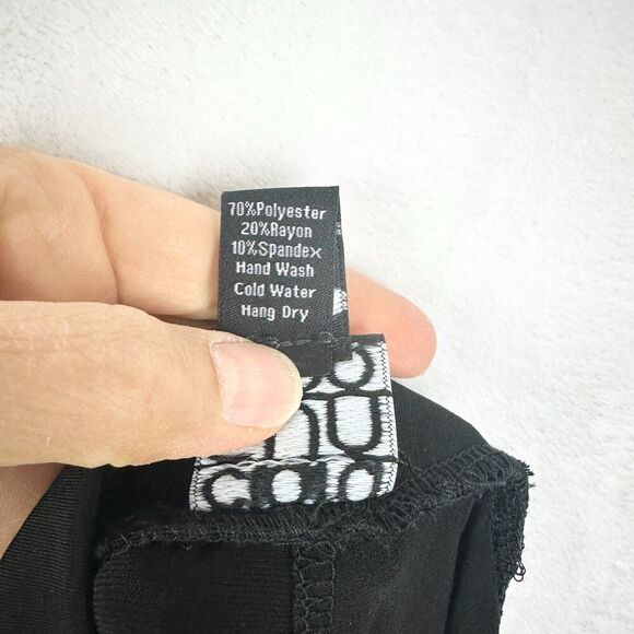 Clara Sunwoo Slinky Pull On Cropped Pants Size Large Black Travel Minimalist - Picture 5 of 5